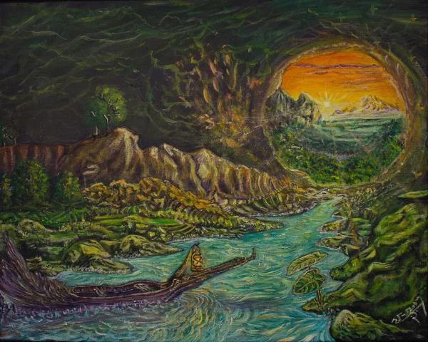 The Portal/ "Journey Through the Psychedelic Realm: A Boat Ride into the Unknown"