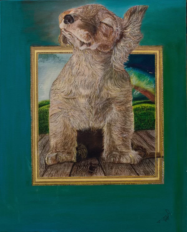 Happy Charming dog / Puppy Portrait